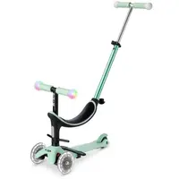 Micro MINI2 GROW DELUXE MAGIC LED Detská kolobežka, tyrkysová, veľkosť