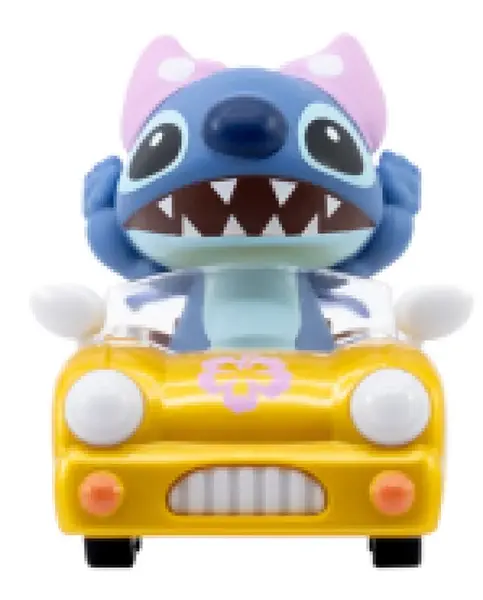 Stitch Zoom Hero figurky - Žluté auto