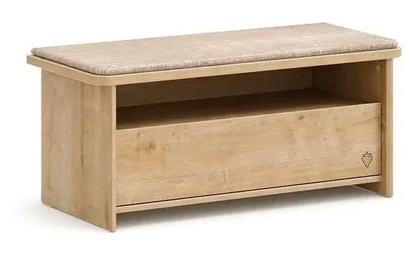 Taburet s úložným prostorem cody - dub