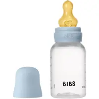 BIBS Anti-Colic Baby Bottle Latex antikoliková láhev s kaučukovou savičkou Baby Blue 150 ml