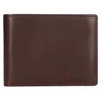 Pánská kožená slim peněženka Richhoff Petr - hnědá