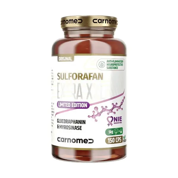 CARNOMED Sulforafan Extra XXL 150 kapslí