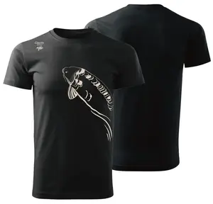 Giants fishing tričko pánské plavající kapr černé - xl