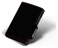 Kožená mini peněženka Mondraghi Racing Carbon