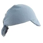 New Baby Dětský letní mušelínový šátek s kšiltem  blue, vel. 80/86