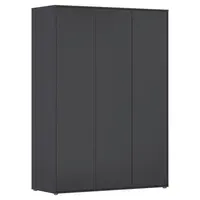 Rauch Möbel ŠATNÍ SKŘÍŇ S OTOČNÝMI DVEŘMI, šedá, 140/194/53 cm