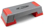 Aerobic step dvoustupňový šedo / červený