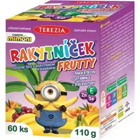 TEREZIA RAKYTNÍČEK FRUTTY OVOCNÉ ŽELÉ + ŽIVÉ KULTURY + ZN+SE+VIT 60 KS Dětské vitamíny, , velikost