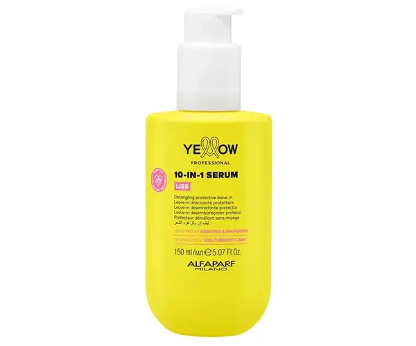 Bezoplachové sérum pro uhlazení vlasů Yellow Professional Liss Smoothing 10-IN-1 Serum - 150 ml + dárek zdarma