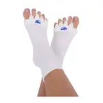 HAPPY FEET Adjustační ponožky White velikost L