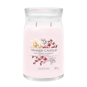 Vonná svíčka Signature Pink Cherry & Vanilla 567 g