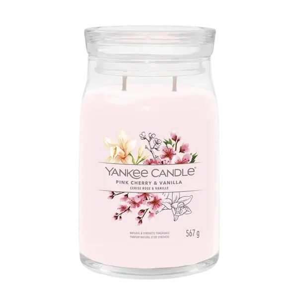 Vonná svíčka Signature Pink Cherry & Vanilla 567 g