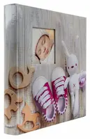 Dětské fotoalbum pro 500 foto 10x15 cm Bunny růžové