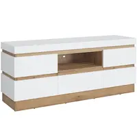 TV stolík 2d1s Calabria Corf106 Dub Coast Evoke /biela Alp