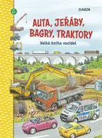 Auta, jeřáby, bagry, traktory - Velká kniha vozidel (poškozená)
