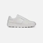 White women's sneakers Geox Spherica Ecub-1 - Women's