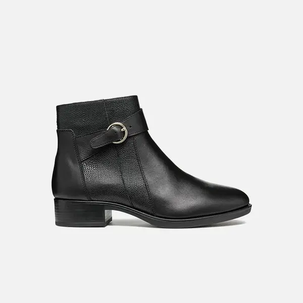 Black women's ankle boots Geox Felicity - Women's