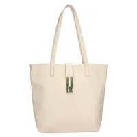 Dámská kožená kabelka Italia Ramira - krémová