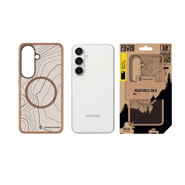 Zadní kryt Tactical MagForce Hyperstealth Sika pro Samsung Galaxy S26, mocha mousse
