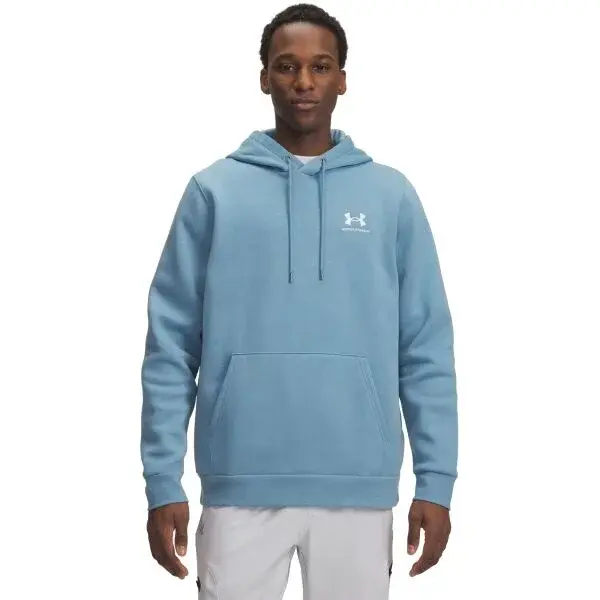 Under Armour ESSENTIAL Pánská mikina, světle modrá, velikost L