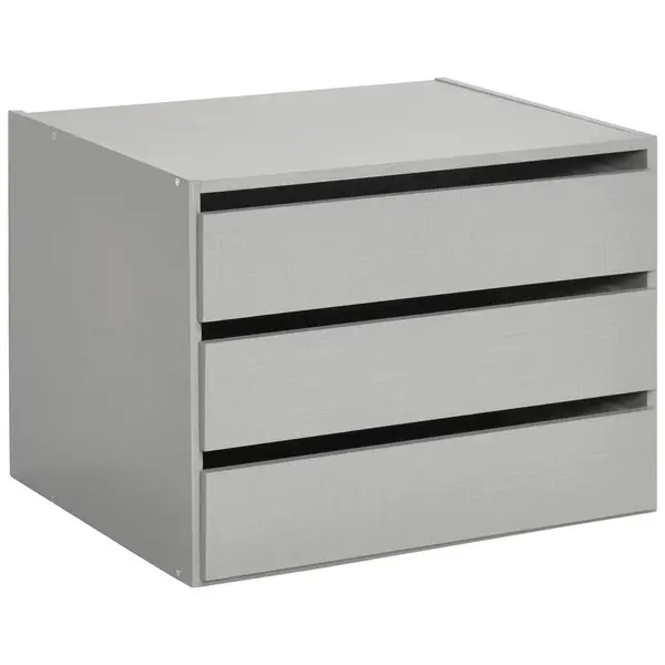 MID.YOU VNITŘNÍ ZÁSUVKY, šedá, 66/48/54 cm