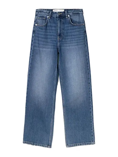 Bershka Džínsy  tmavomodrá