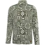 ALPINE PRO EFLIN Pánská fleecová mikina, zelená, velikost