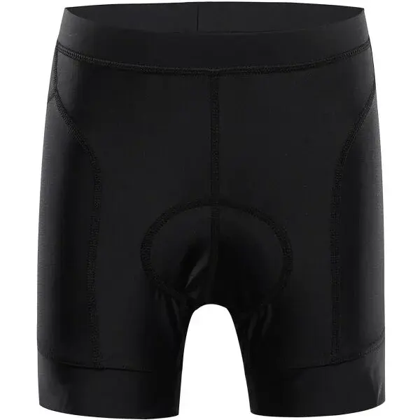 ALPINE PRO ARSO Dětské cyklo šortky, černá, velikost