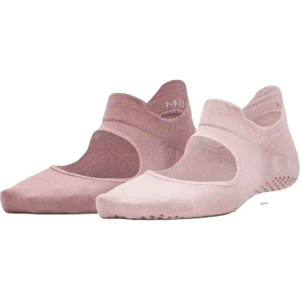 Under Armour BREATHE BALANCE 2PK Dámské ponožky, růžová, velikost M