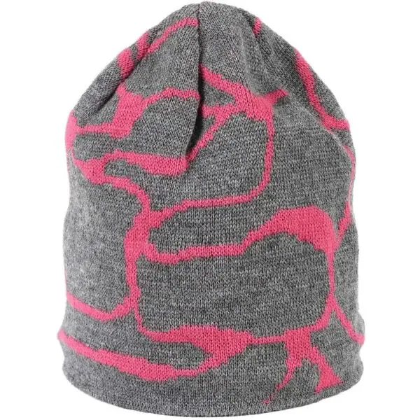 Finmark WINTER HAT Zimní pletená čepice, šedá, velikost UNI