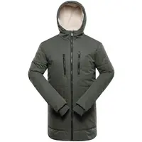 ALPINE PRO COLWEL Pánská zimní bunda, zelená, velikost 5XL