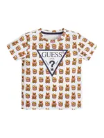 GUESS Tričko  pueblo / žltá / červená / biela