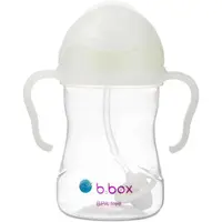 B.BOX GLOW IN THE DARK 240 ML Dětský hrneček s brčkem, transparentní, velikost 240 ML