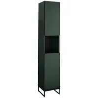 MID.YOU VYSOKÁ SKŘÍŇ, zelená, černá, zelená, černá, 30/162/31 cm