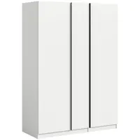 MID.YOU ŠATNÍ SKŘÍŇ S OTOČNÝMI DVEŘMI, bílá, 130/183/53 cm