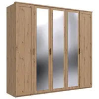 MID.YOU ŠATNÍ SKŘÍŇ S OTOČNÝMI DVEŘMI, dub artisan, 225/210/58 cm