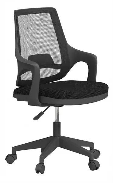 Otočná židle na kolečkách nebula - černá