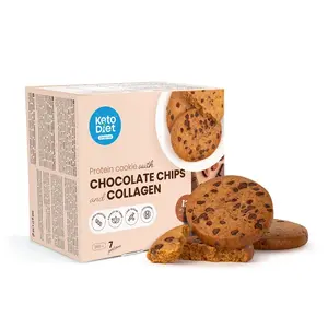 KetoDiet Proteinové sušenky - cookies s kousky čokolády (7 porcí)