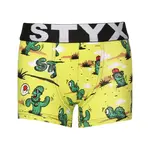 Detské boxerky art športová guma kaktusy (GJ1351) 9-11 rokov