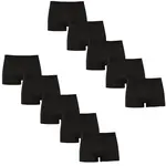 10PACK (8+2 zdarma) pánske boxerky basic čierné (10NFC1) 5XL