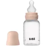 BIBS Anti-Colic Baby Bottle Silicone antikoliková lahev se silikonovým dudlíkem Blush 150 ml