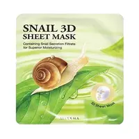 MISSHA Snail 3D sheet mask pleťová maska 23 g