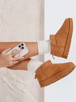 Dámské hnědé sněhule