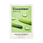 MISSHA Airy fit sheet mask cucumber plátienková maska ​​19 g