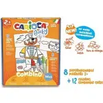 BABY CoMbino vyfarbovacie kombinovateľné kartičky - príbehy Doktor, Sestrička-CARIOCA