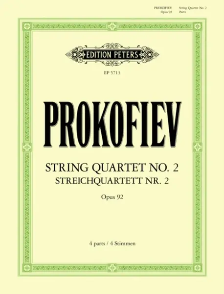 String Quartet No. 2 Op. 92 (Parts)