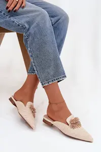 Dámske šľapky s ozdobou Katrine