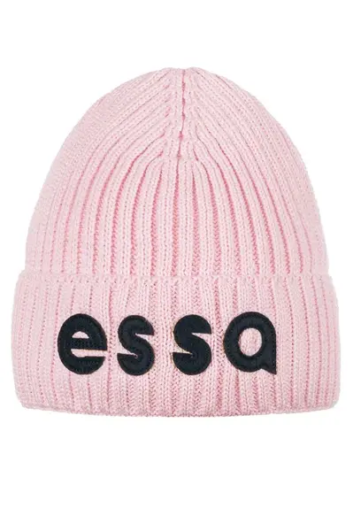 Růžová čepice ESSA z bavlny