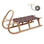 Bayo Klasické dřevěné sáňky s provázkem