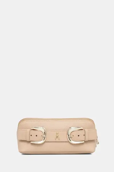 Kožená kozmetická taška Patrizia Pepe